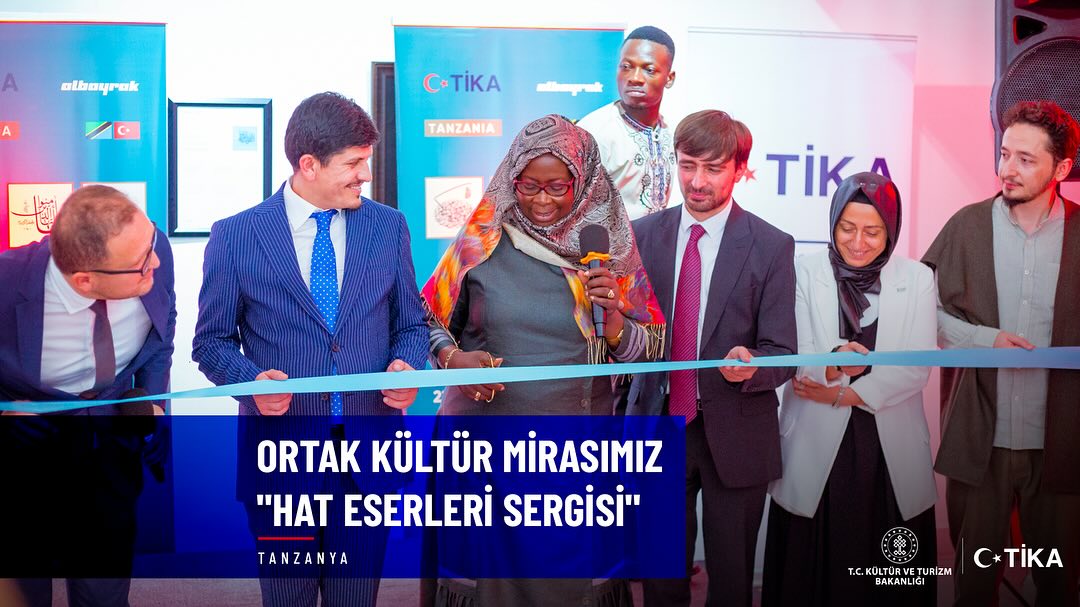 TİKA ve Albayrak Grubu, Tanzanya'da Hat Eserleri Sergisi düzenliyor.
