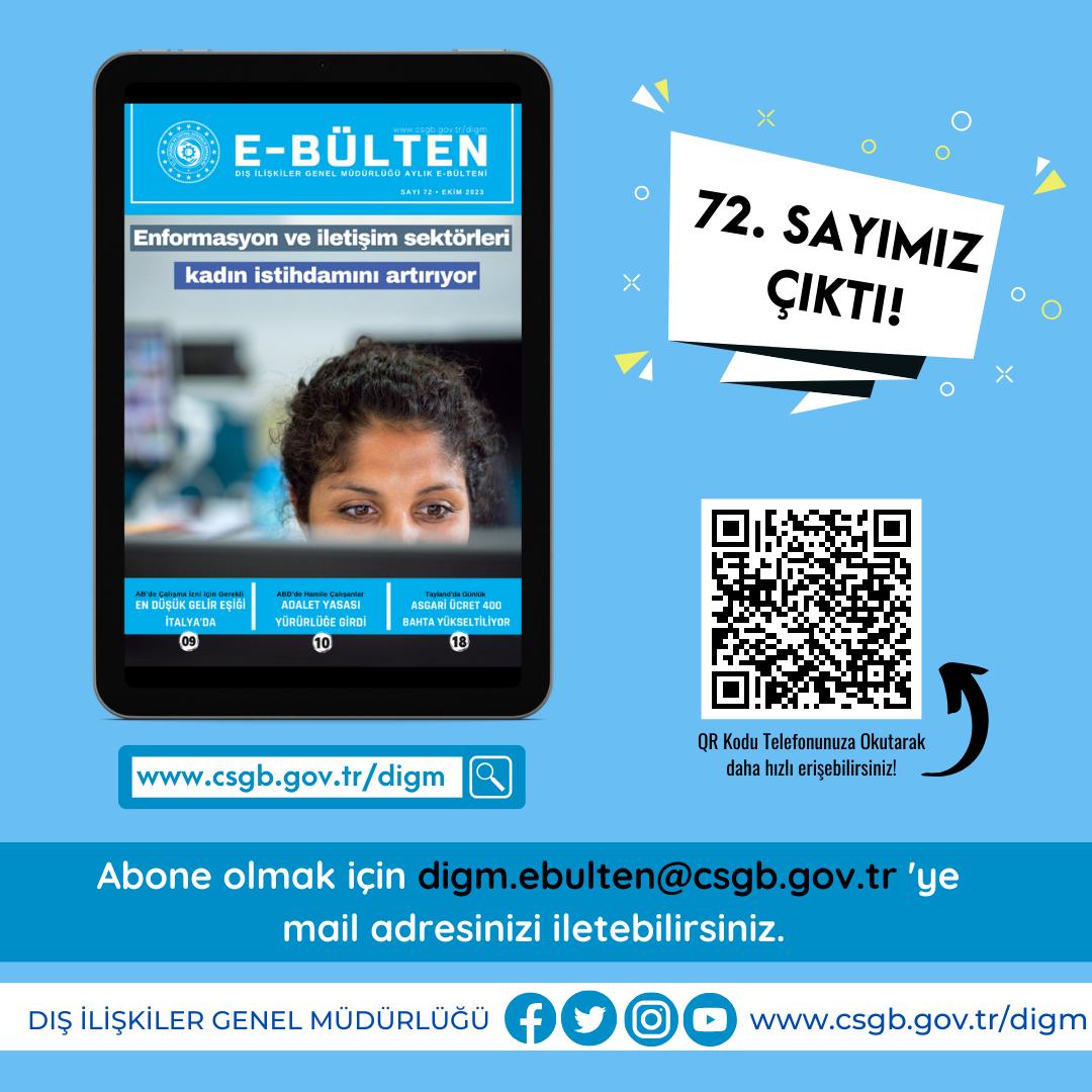 Çalışma ve Sosyal Güvenlik Bakanlığı, sektörel gelişmeleri ve politikaları paylaşıyor!