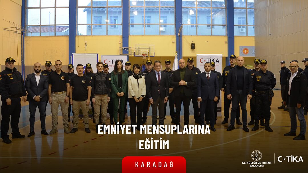 TİKA, Türkiye ve Karadağ arasında terörizme karşı önemli tesislerin korunmasını amaçlayan bir eğitim programı düzenledi.