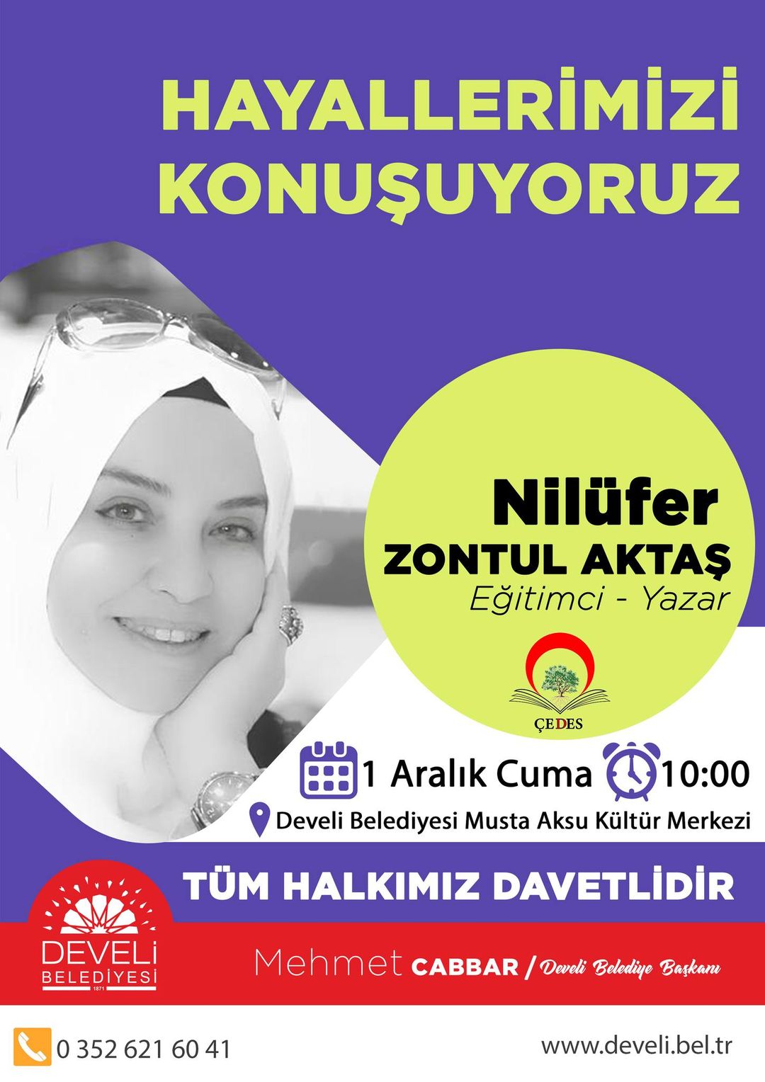 Develi İlçesi'nde Hayaller Konuşuluyor: Okur-Yazar Buluşmaları Devam Ediyor