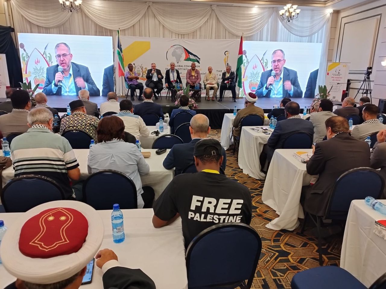 Hatay Milletvekili Necmettin Çalışkan, Filistin'le Dayanışma Konferansı'nda önemli bir rol oynadı.