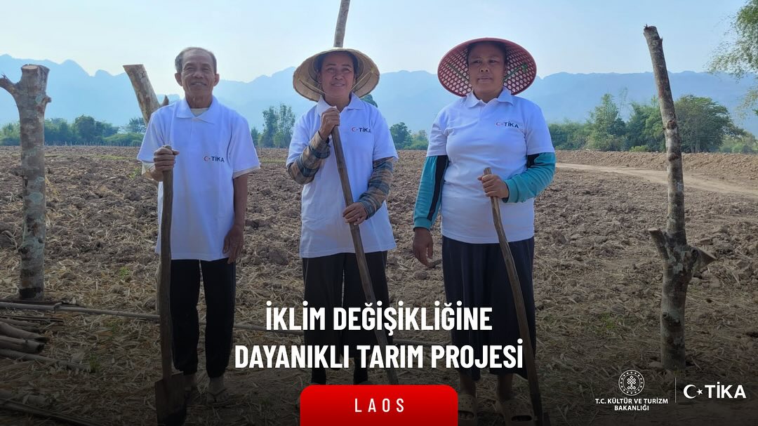 TİKA, Laos'ta iklim değişikliğine dayanıklı tarımı destekliyor