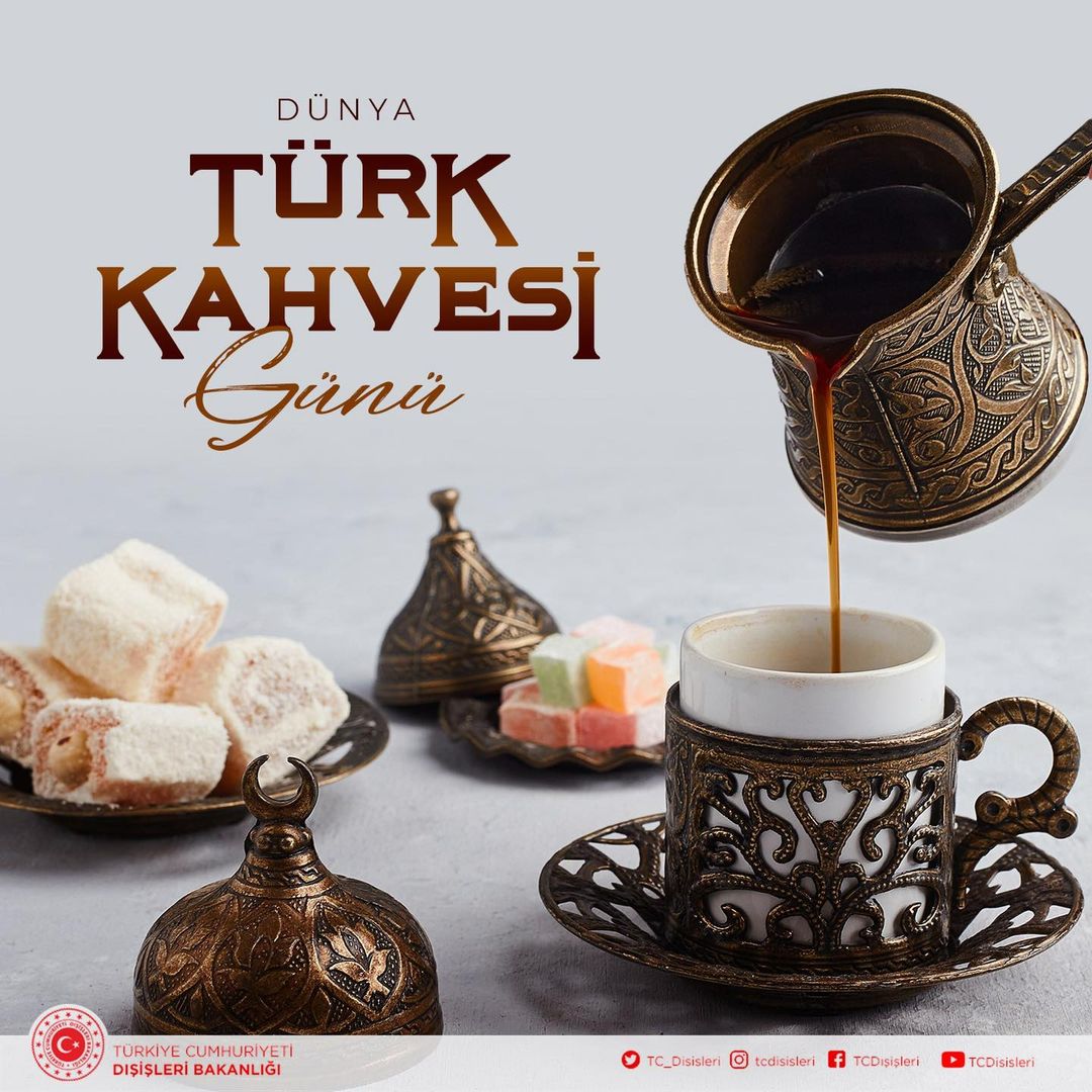 Dünya Türk Kahvesi Günü, Türk Kahvesi Kültürünü Kutlamak İçin Türkiye'de Oluşturuldu.