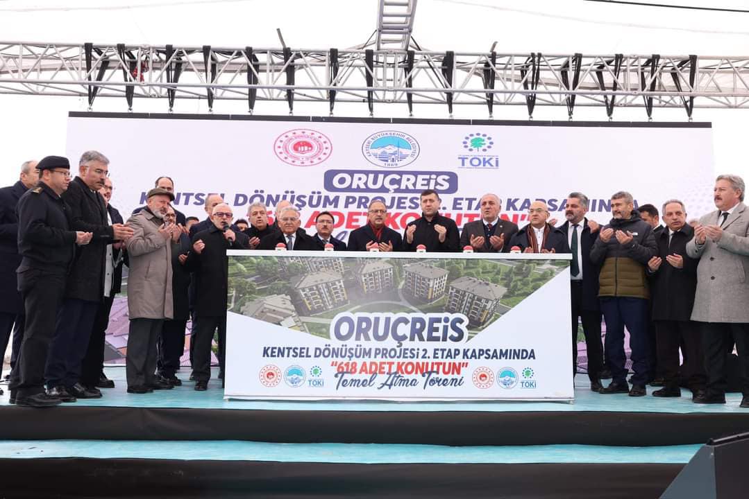 İncesu Belediyesi, Oruçreis Kentsel Dönüşüm Projesi'nin ikinci aşamasında yeni bir etaba başladı.