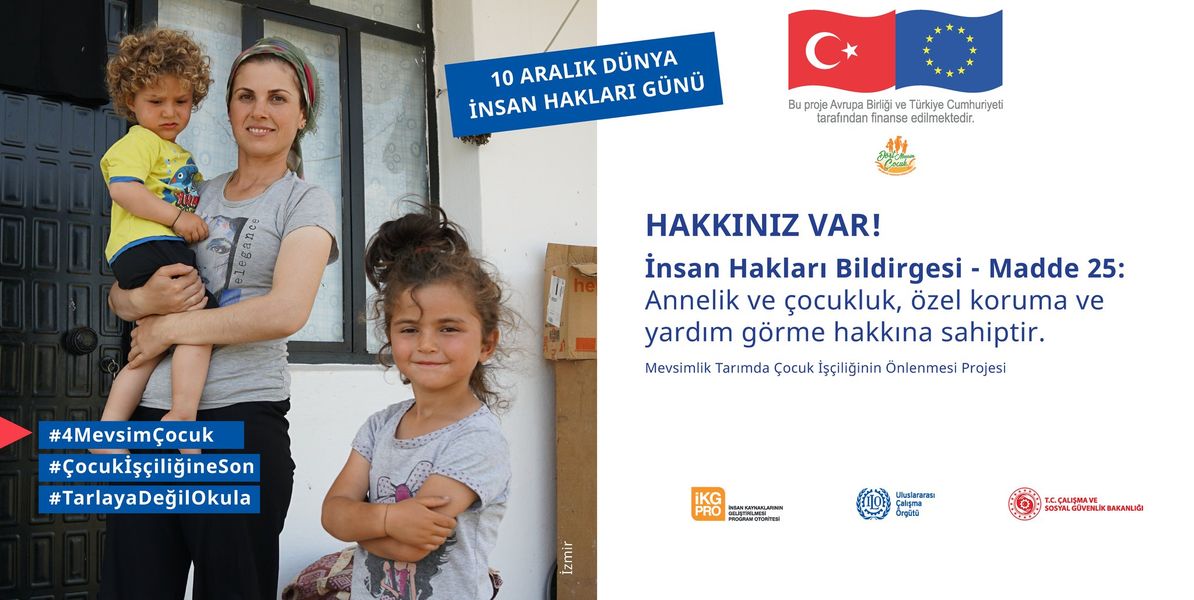 Mevsimlik tarım işçisi çocuklarının eğitimine destek veren yeni proje başlatıldı!