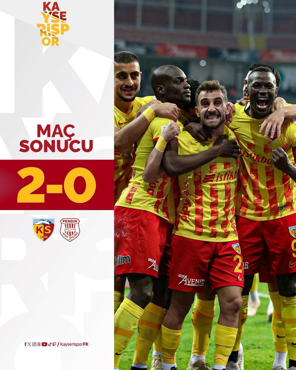 Kayserispor, Süper Lig'de Zirveye Doğru Hızla İlerliyor