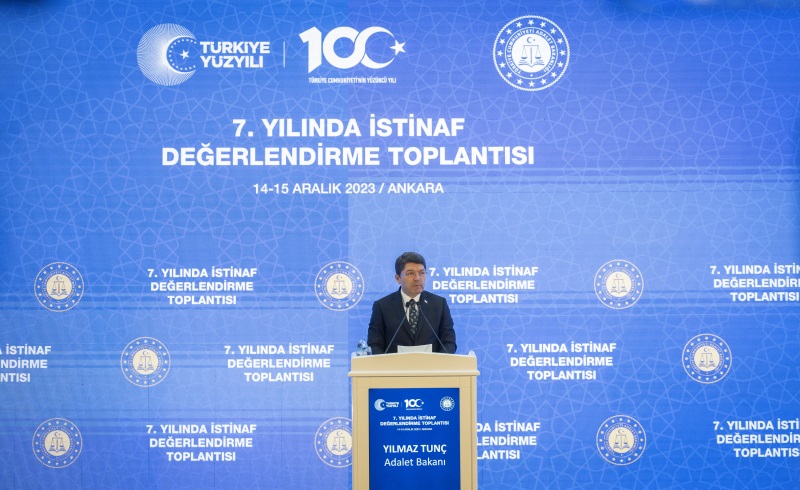 Bakan Tunç, Türkiye'nin Yüzyılı'nda adalet sistemini güçlendirmek için reformlar yapacak.