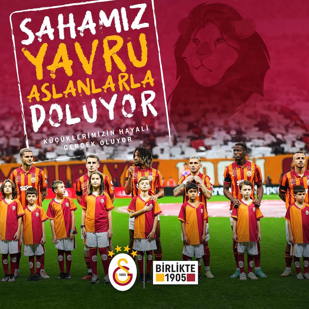 Galatasaray'ın minik taraftarlarına özel bir sürprizi var!