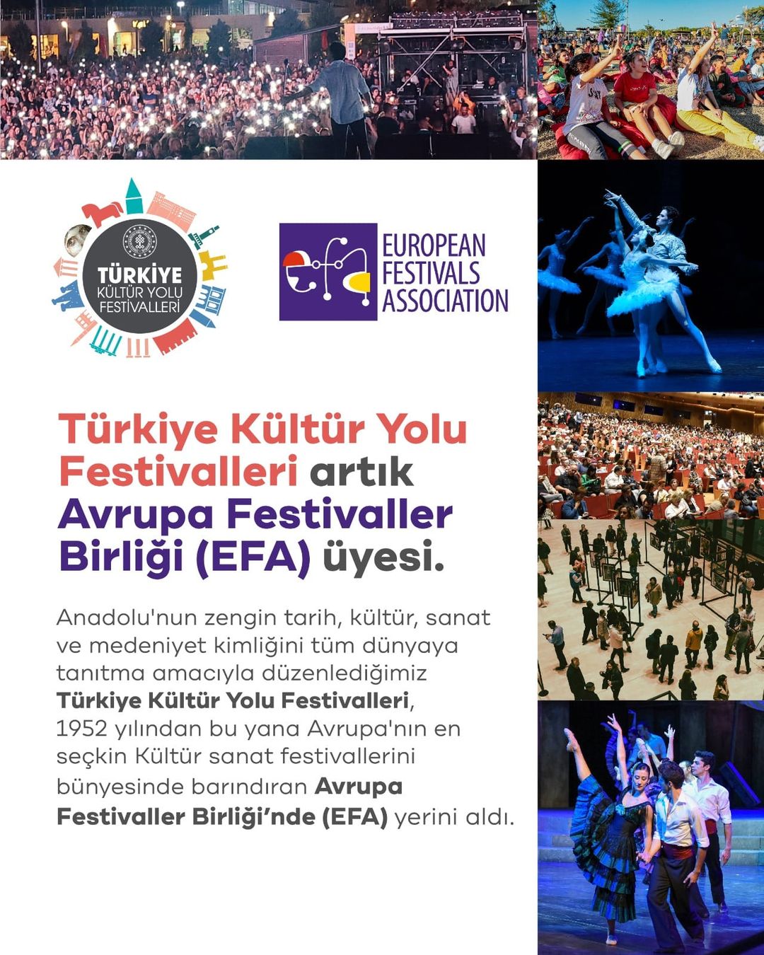 Türkiye, Avrupa Festivaller Birliği'ne Üye Oldu