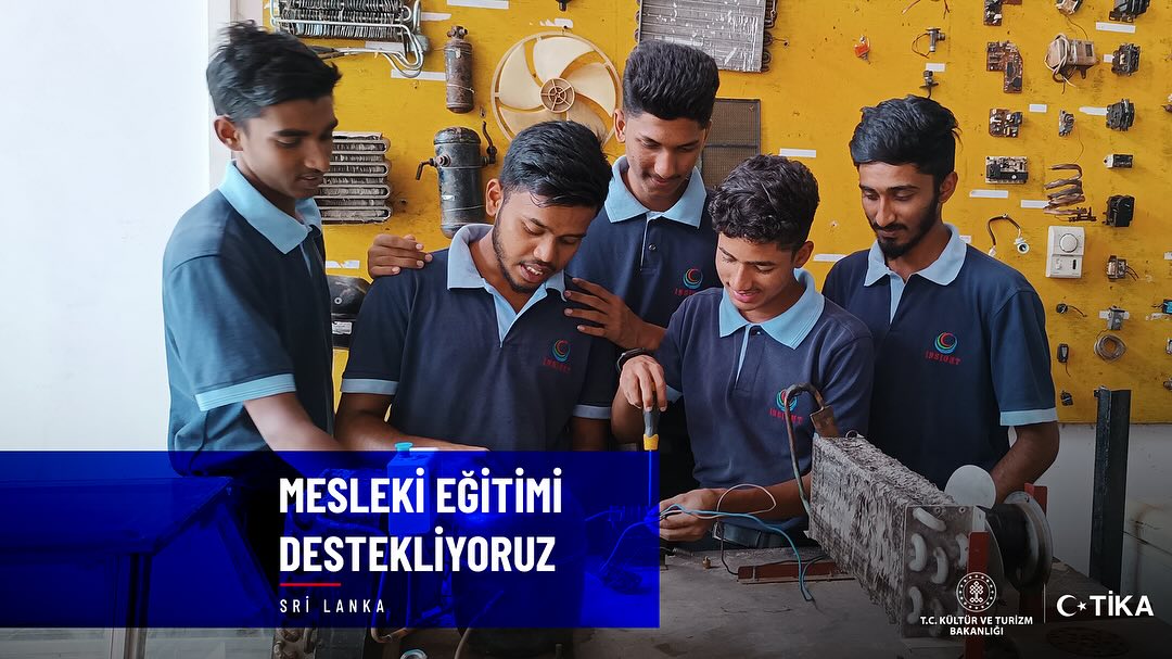TİKA, Sri Lanka'da Mesleki Beceri Geliştirme Projesi Başlattı