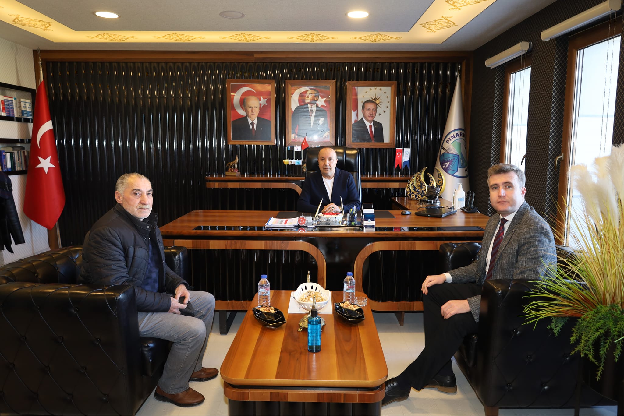 Pınarbaşı Belediyesi Önemli Ziyaretlerle Gündemde