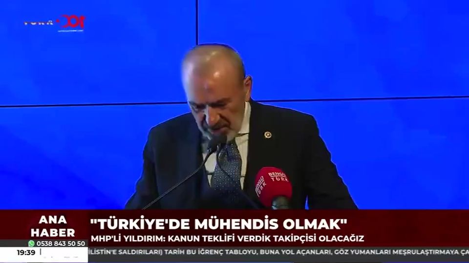 MHP Milletvekili Yaşar Yıldırım: Mühendislerin Gücü Türkiye'nin Kalkınması İçin Hayati Önem Taşıyor