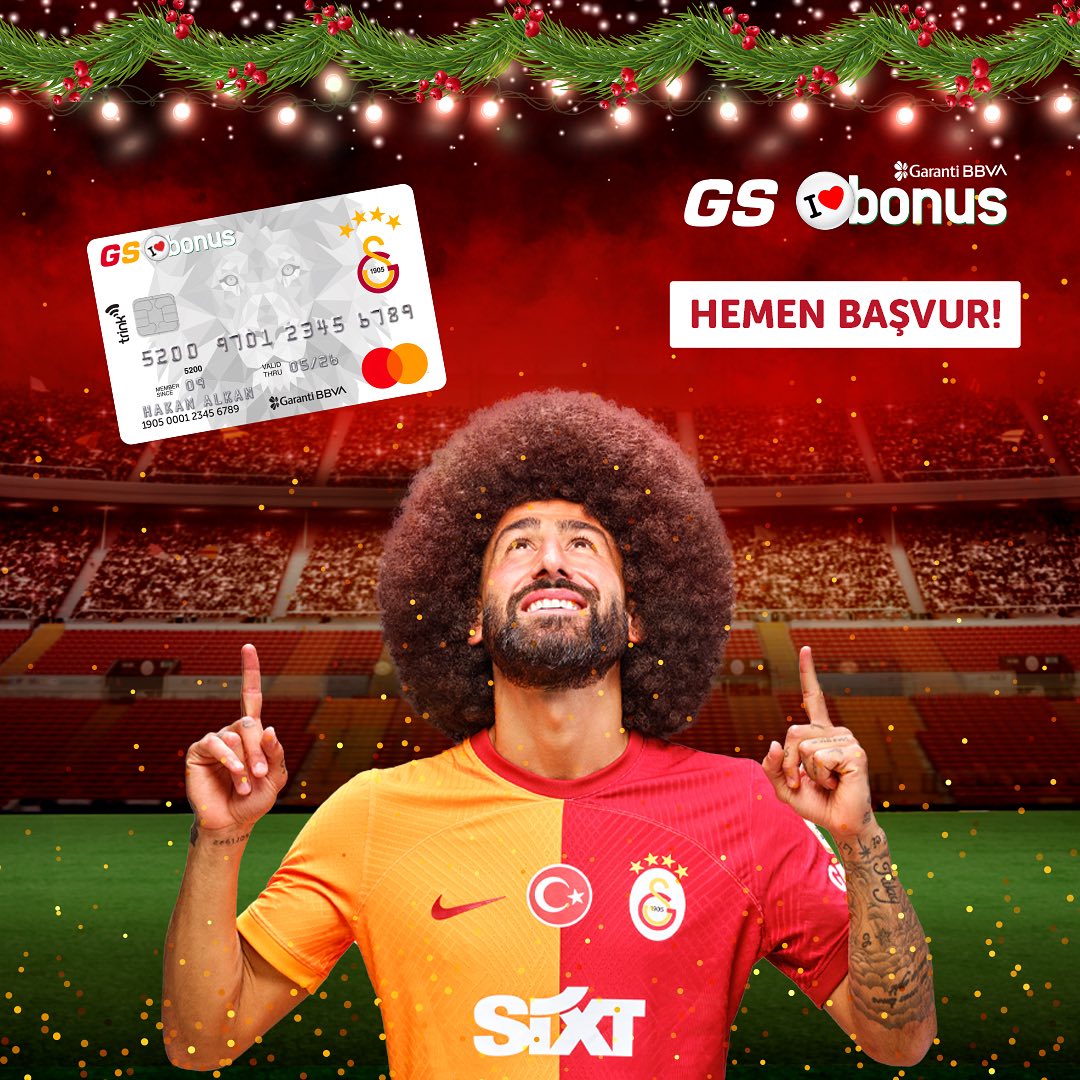 Galatasaray, GS Bonus kart kullanıcılarına yeni yılda bonus fırsatı sunuyor!