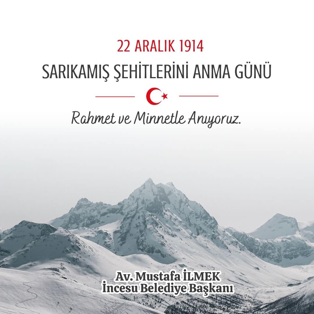İncesu Belediyesi, Şehitlerimizi Saygıyla Anma Töreni Düzenledi