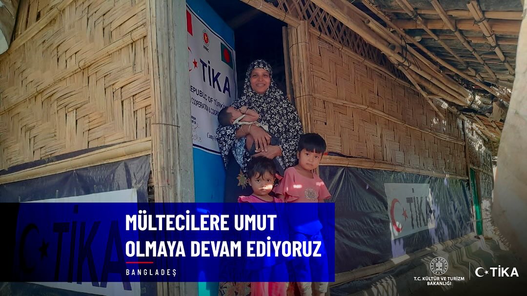 TİKA, Cox's Bazar'da mülteci kampı yaşam koşullarını iyileştiriyor.