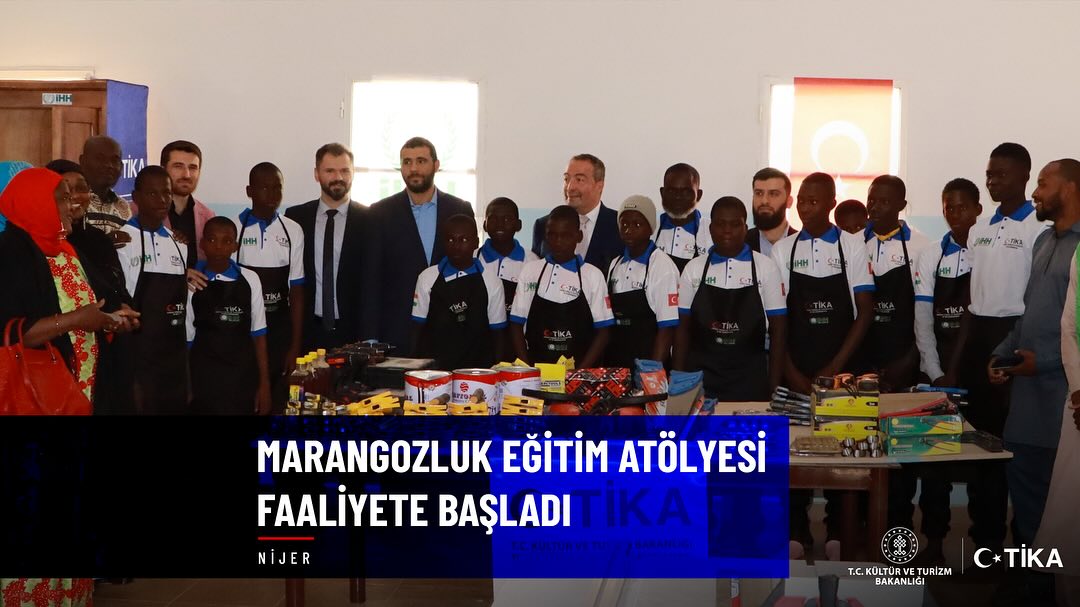 TİKA, Nijer'de marangozluk becerilerinin öğretildiği yeni bir atölye açtı