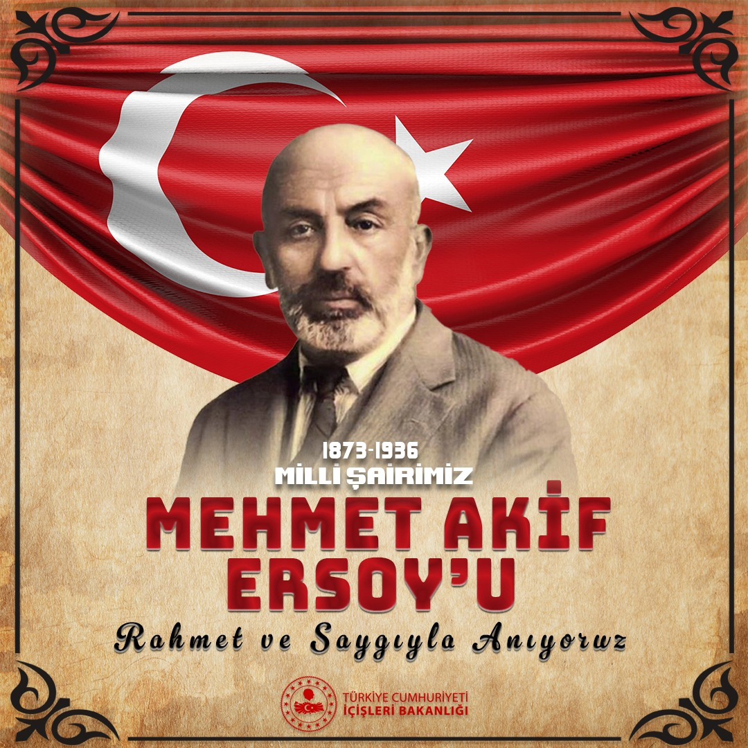 Mehmet Akif Ersoy'un Vefatının 87. Yılında Anma Etkinlikleri Düzenlendi