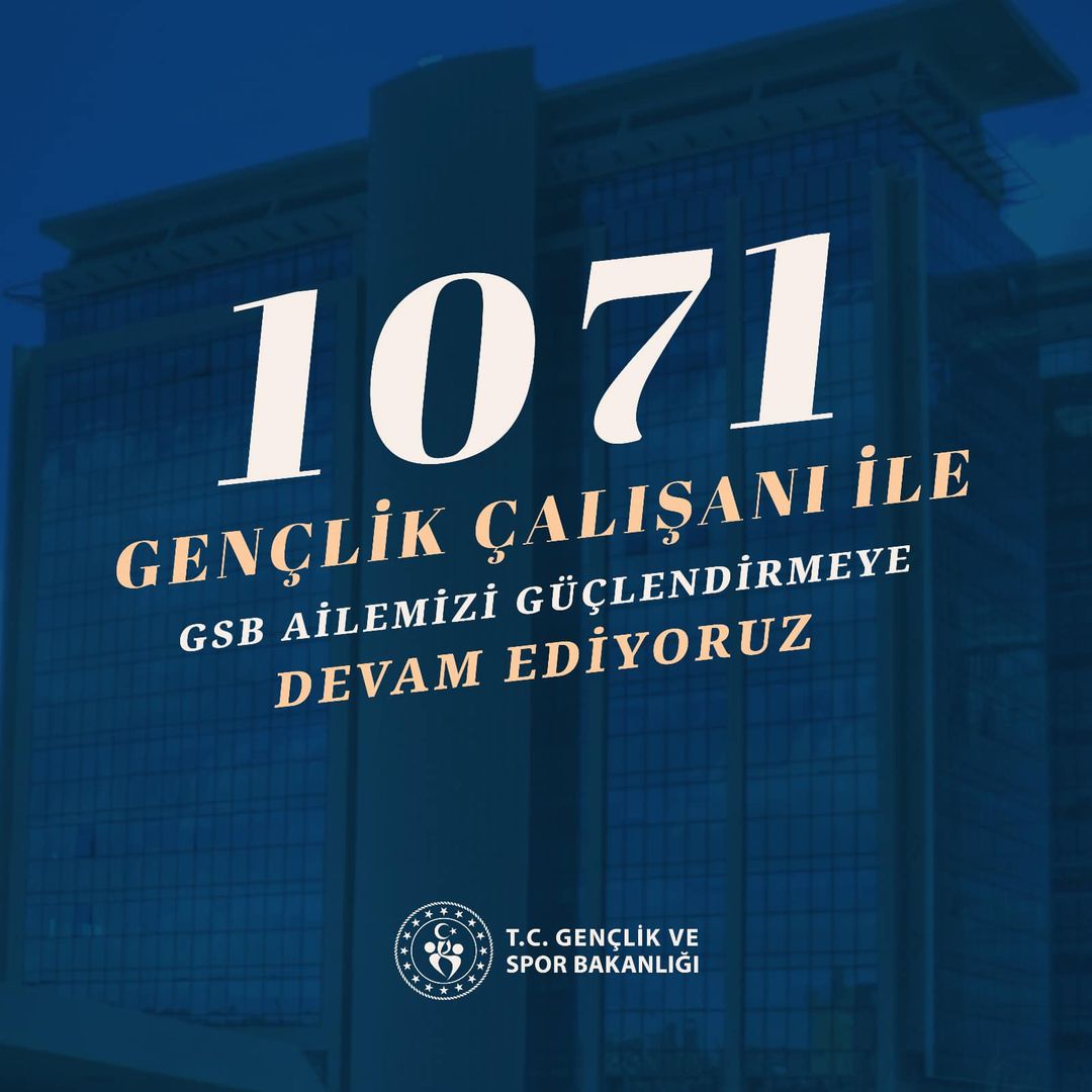 Kayseri Gençlik ve Spor İl Müdürlüğü 1071 Gençlik Çalışanı İçin Alım Başladı