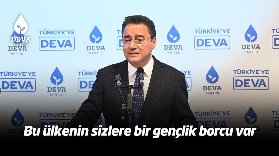 Deva Partisi, Türkiye'nin gençlerinin umutlarını canlandırmayı hedefliyor