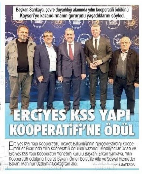 Kayseri'nin gururu Erciyes KSS Yapı Kooperatifi 
