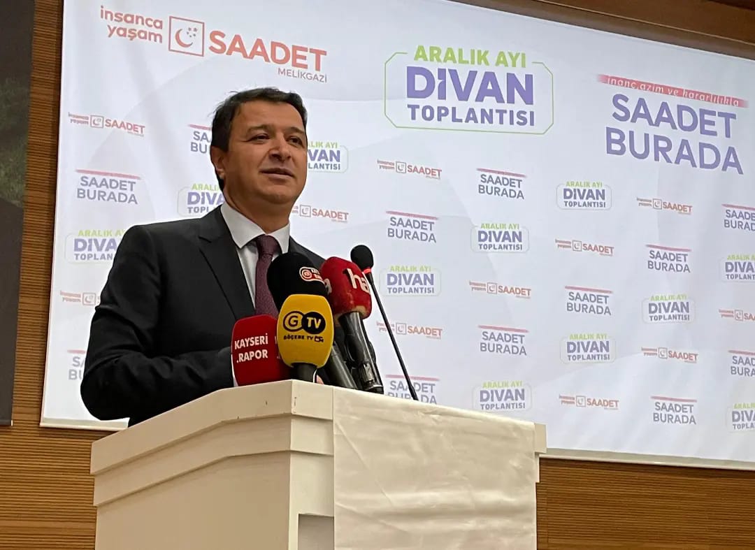 Saadet Partisi Kayseri'de Divan Toplantısı düzenledi.