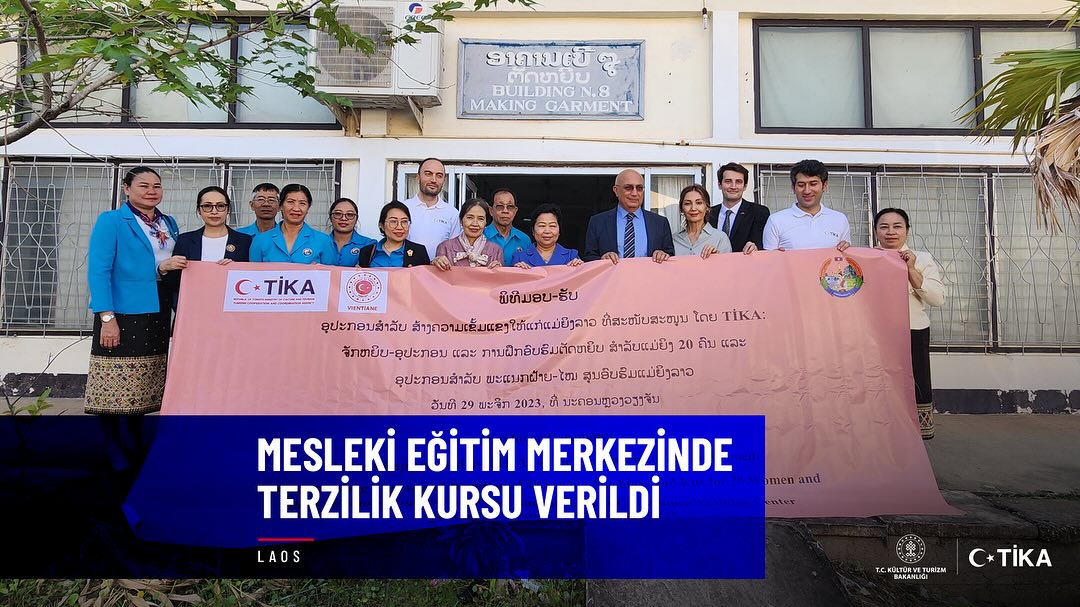TİKA'nın Laos'ta kurduğu terzilik kursuyla kadınlar ekonomik güç kazanıyor