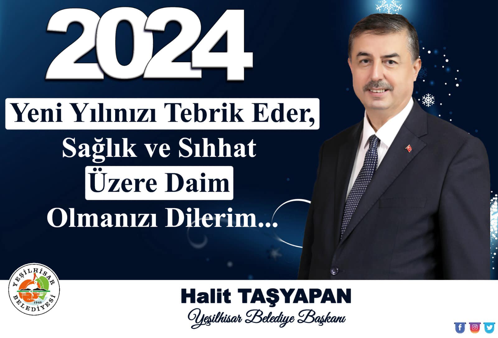 Yeşil Hisar Belediye Başkanı Yeni Yıl Mesajı: Umut Dolu 2023'e Adım Atıyoruz