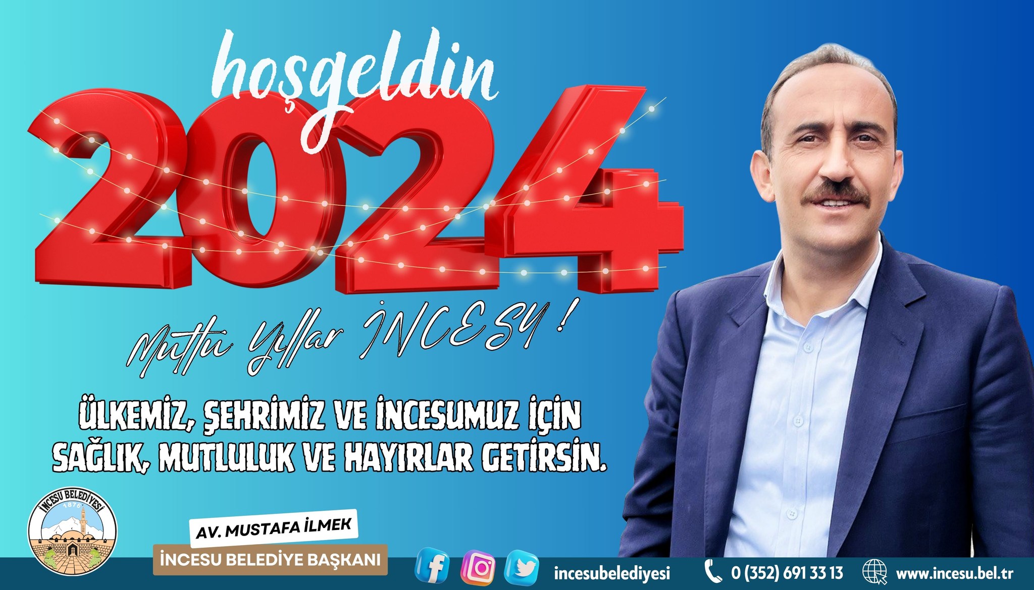 Başkan İlmek'ten Yeni Yıl Mesajı: 