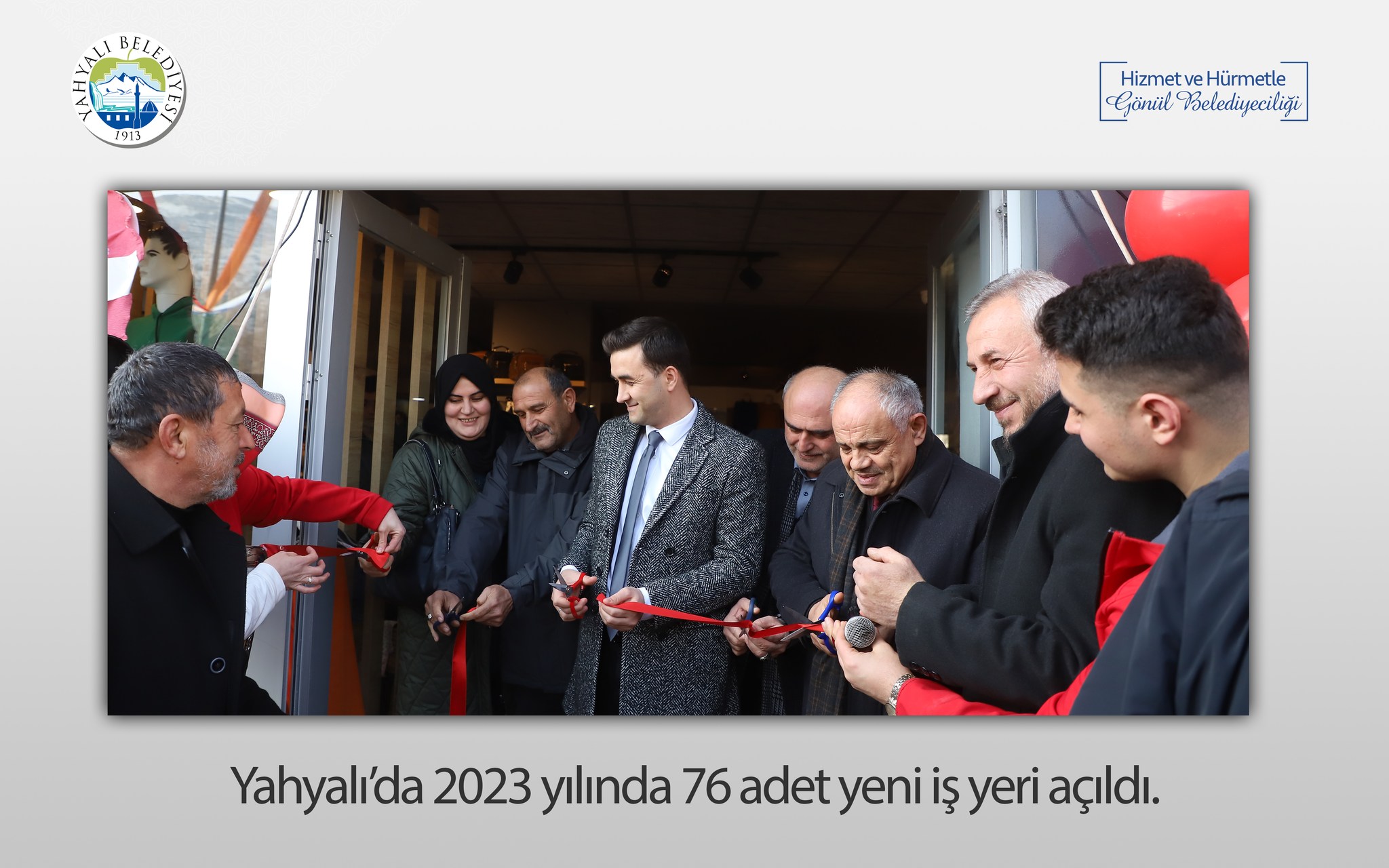 Yahyalı Belediyesi, 76 yeni iş yerine ruhsat vererek ticari hayata katkı sağlıyor.
