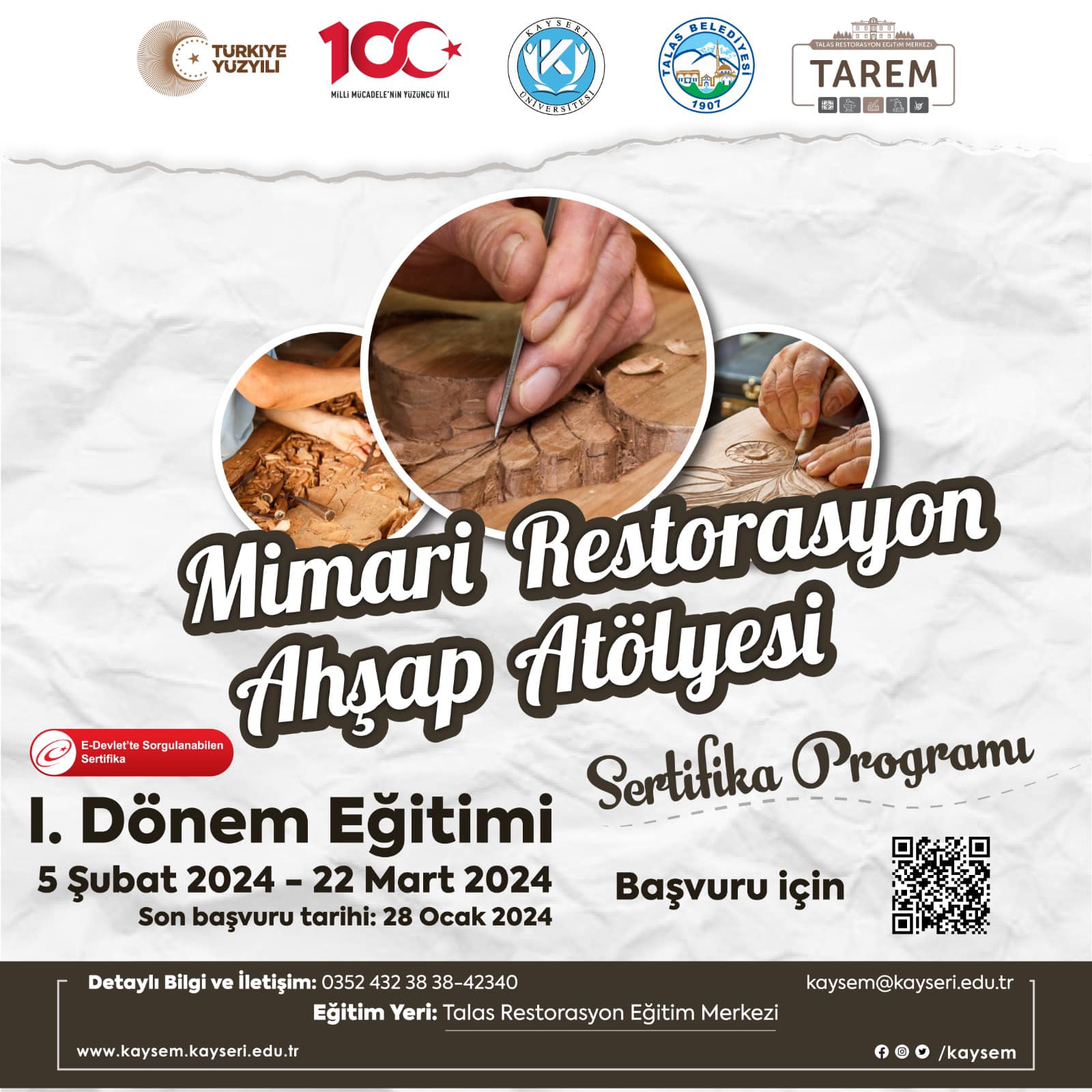 Talas Belediyesi, meslek edindirme kurslarıyla vatandaşlara yeni fırsatlar sunuyor.