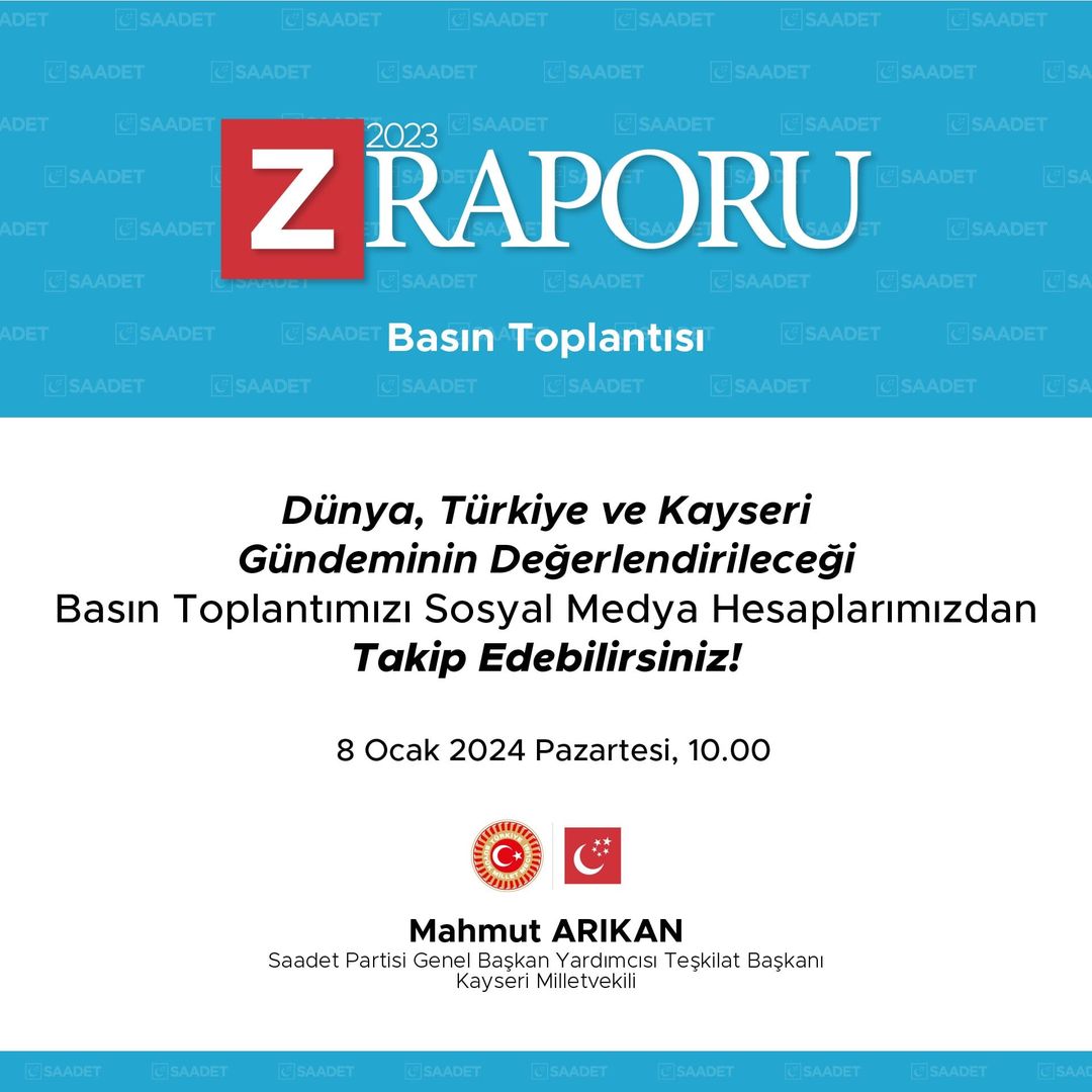 Kayseri Milletvekili Mahmut Arıkan, Şehrin Gündemini Paylaşacak