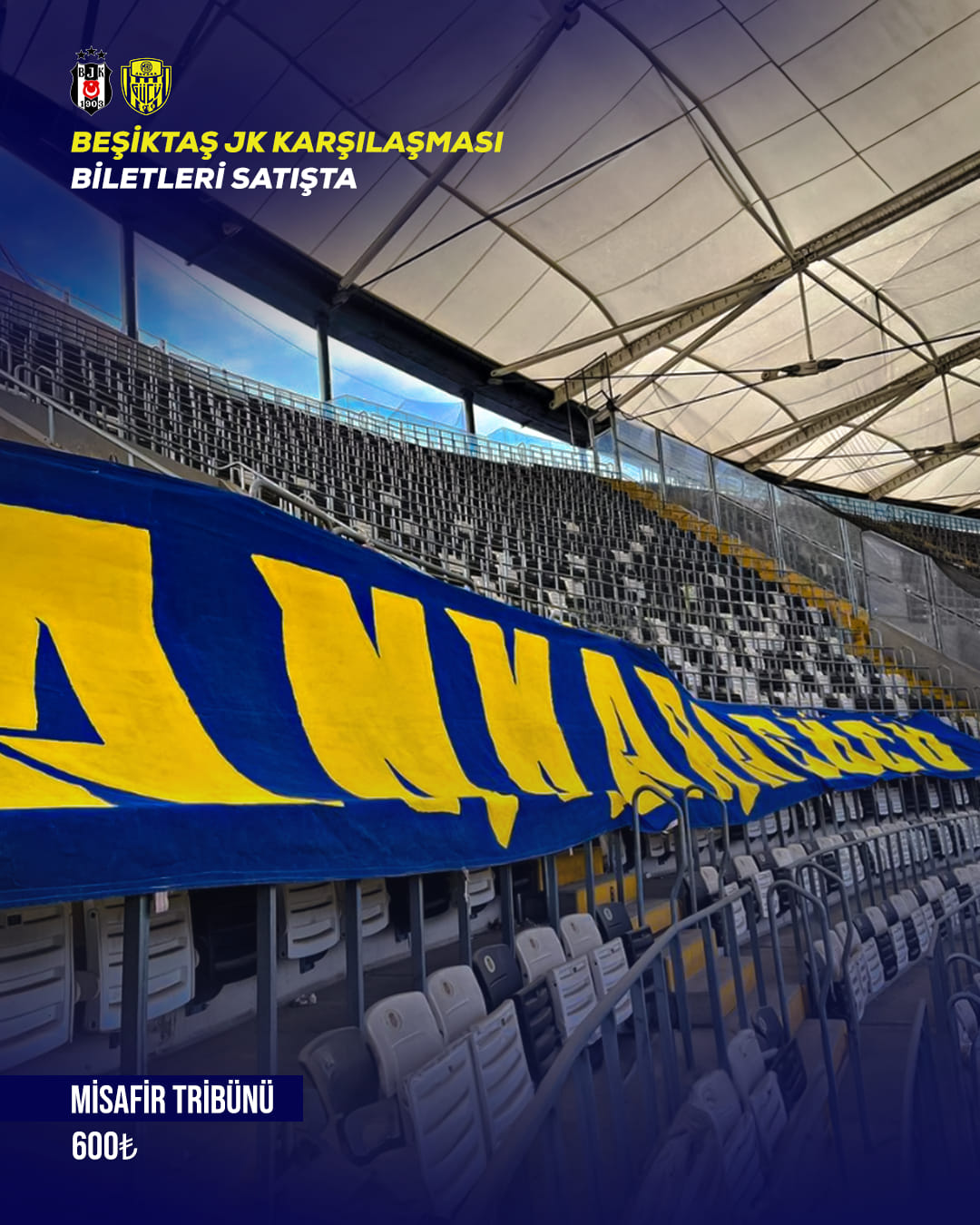 MKE Ankaragücü - Beşiktaş karşılaşması için bilet satışları başladı