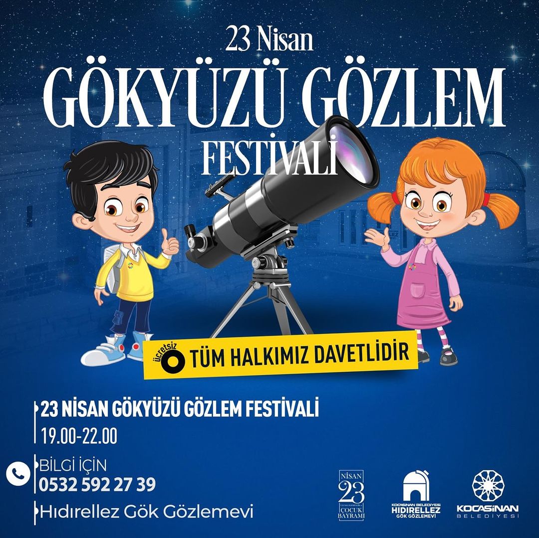 Kocasinan Bölgesi'nde Nisan Ayı Gözlem Festivali Düzenleniyor