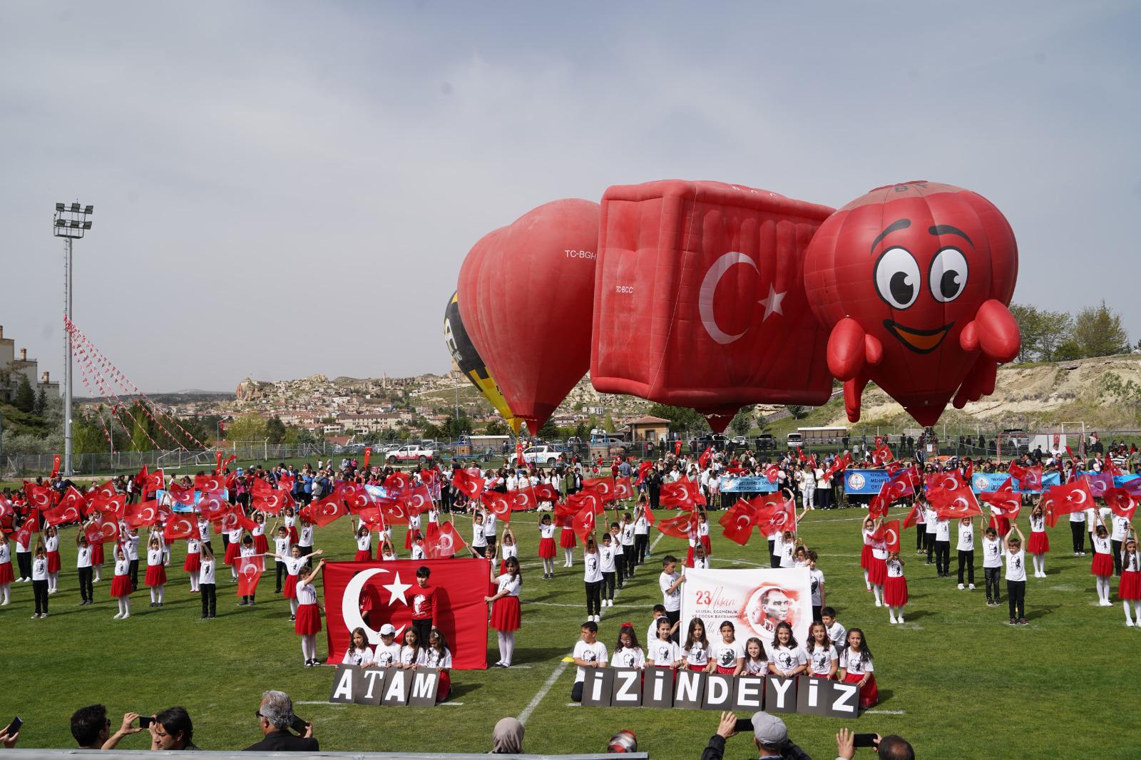 Ürgüp'te 23 Nisan Ulusal Egemenlik ve Çocuk Bayramı Kutlamaları Yapıldı