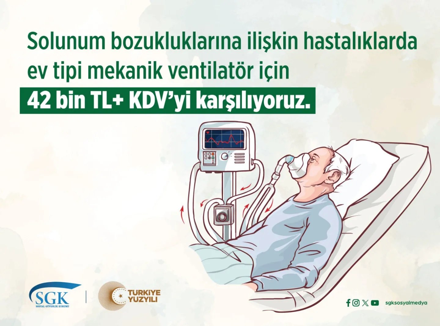 Nevşehir'de Solunum Hastalarına Destek: 42 Bin TL+KDV'lik Ev Tipi Ventilatör Masrafı Karşılanacak