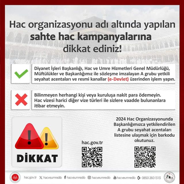 Hac İbadeti İçin Dikkatli Olun!