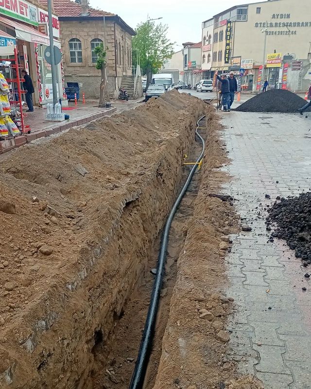 Derinkuyu'da İçme Suyu Altyapı Çalışmaları Başlatıldı
