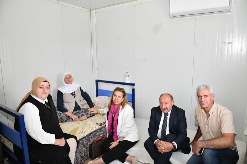 Heyet Şehit Ailelerine Ziyarette Bulundu