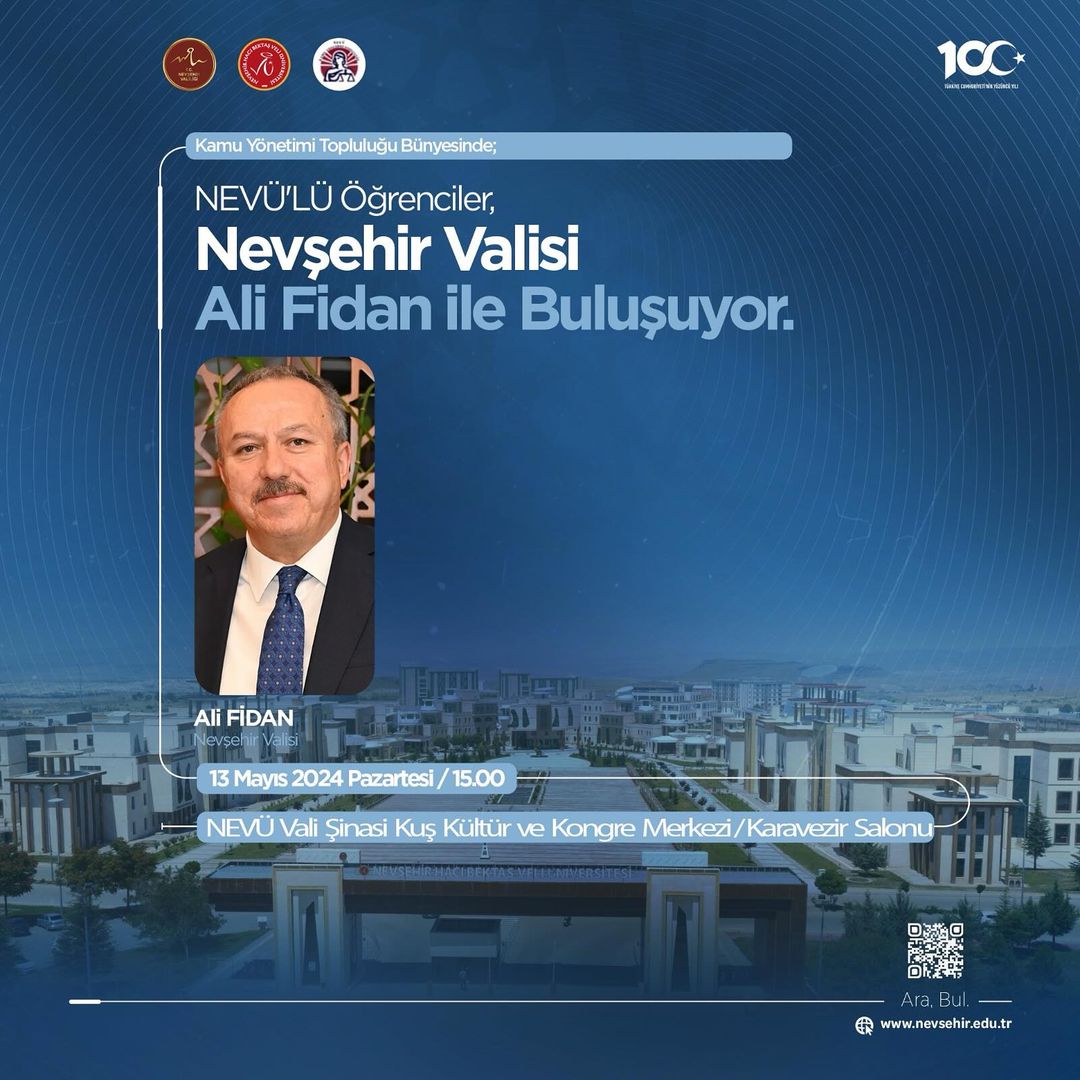 NEVÜ'lü Öğrenciler Nevşehir Valisi ile Buluşuyor