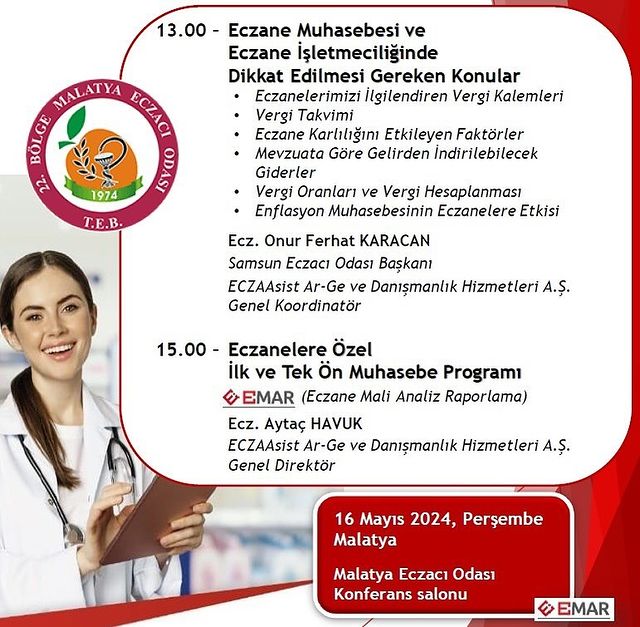 Malatya Eczacılar Odası'ndan Muhasebe Bilgilendirme Toplantısı