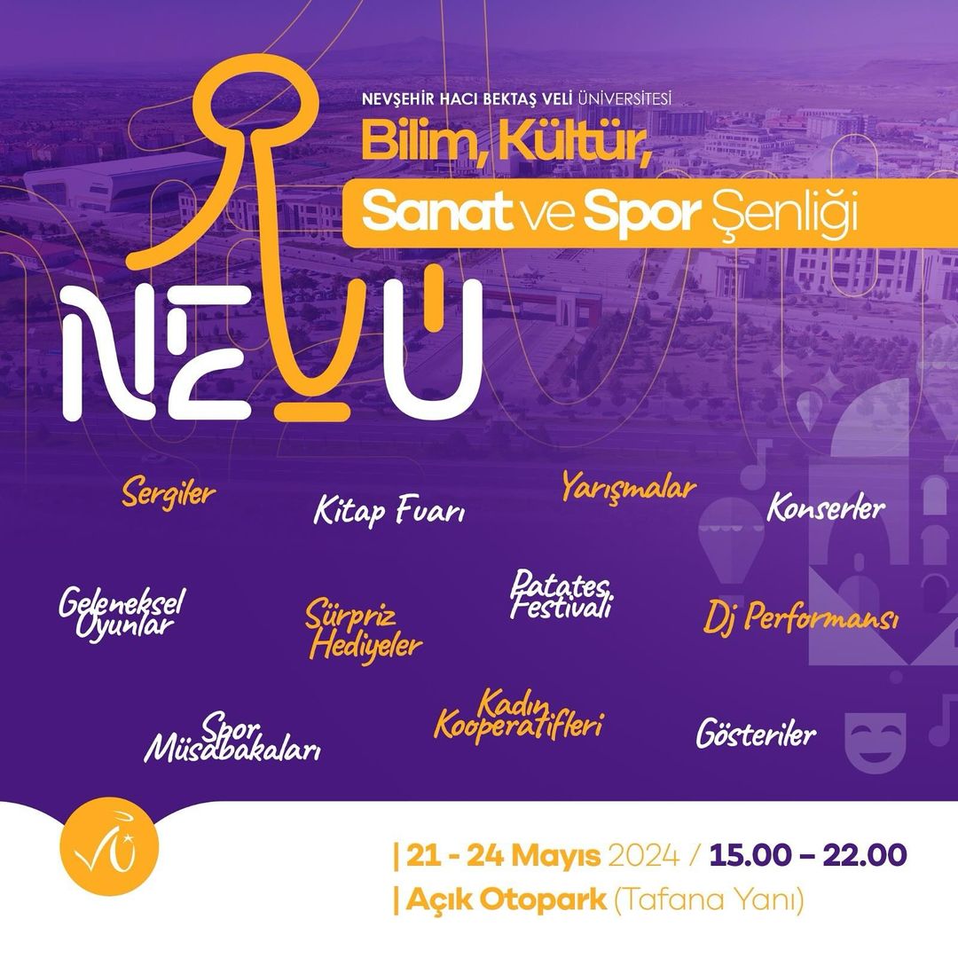 Nevşehir Hacı Bektaş Veli Üniversitesi'nde Bilim, Kültür, Sanat ve Spor Şenliği