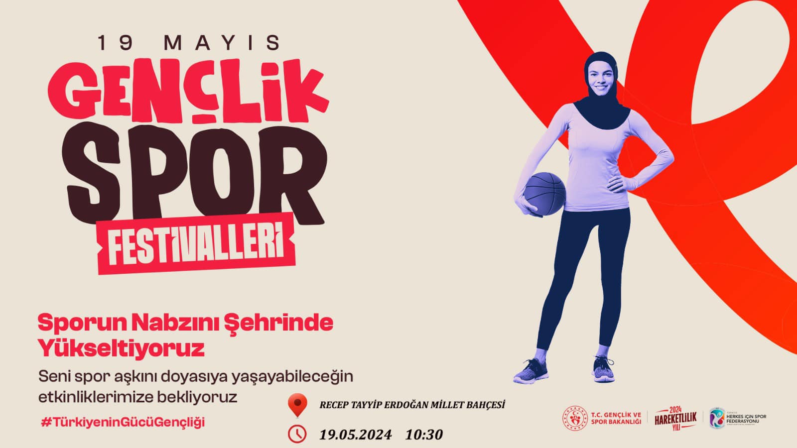 Kayseri'de Gençlik ve Spor Festivali Coşkusu
