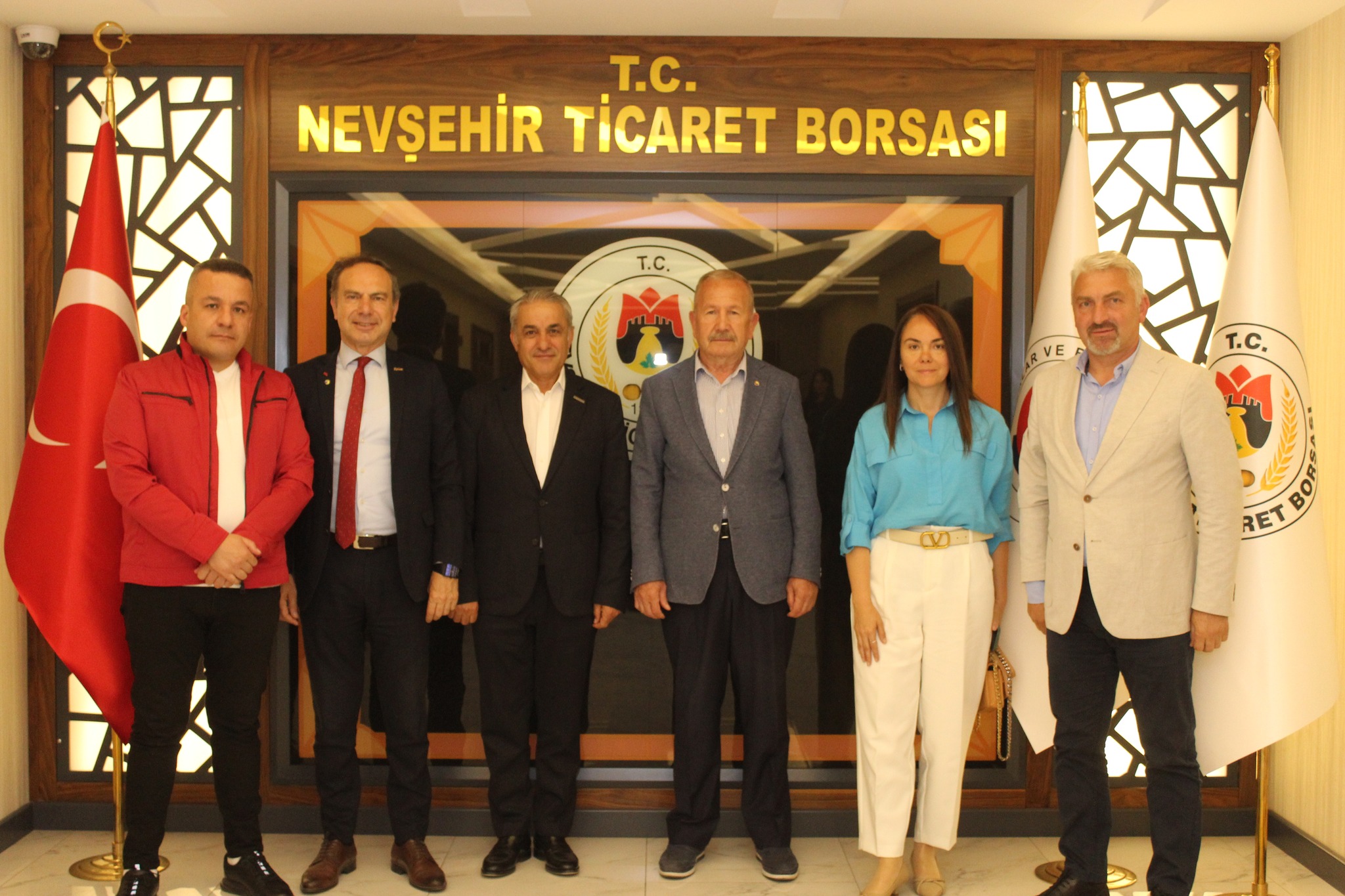 KAPTİD Heyeti Nevşehir Ticaret Borsası Başkanı İbrahim Salaş’ı Ziyaret Etti