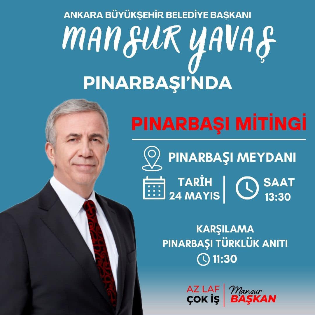 Ankara Büyükşehir Belediye Başkanı'nı Pınarbaşı Ziyareti