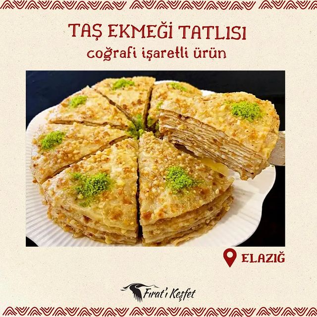Elazığ’ın Özgün Tatlısı: Taş Ekmeği