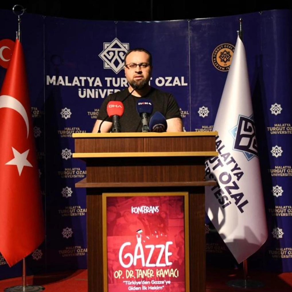 MALATYA TURGUT ÖZAL ÜNİVERSİTESİNDE GAZZE KONFERANSI DÜZENLENDİ