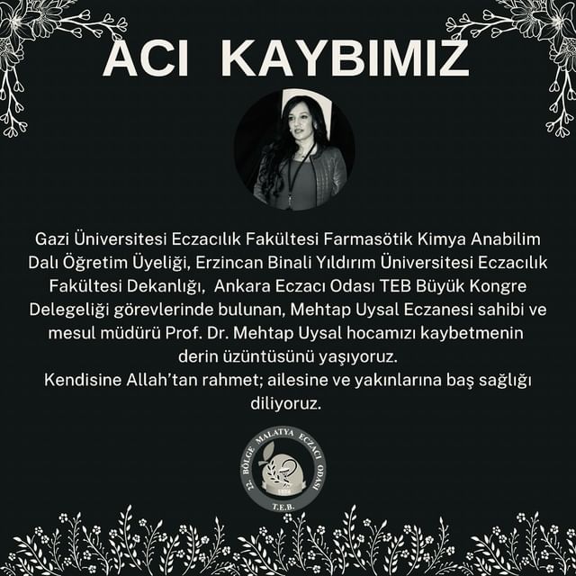 Prof. Dr. Mehtap Uysal'ın Vefatı