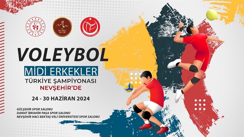 Türkiye Voleybol Federasyonu 2024 Voleybol Midi Erkekler Türkiye Şampiyonası Düzenlenecek