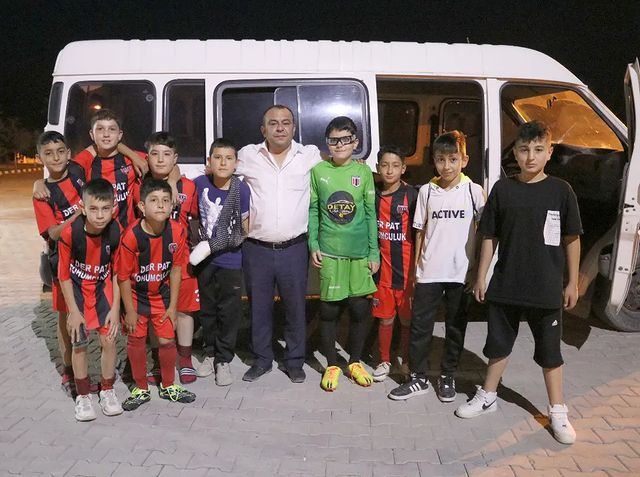 Derinkuyugücü U12 Takımı İlk Galibiyetini Kutluyor