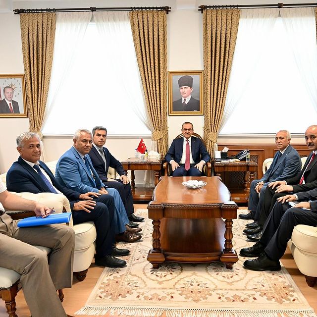 Malatya Valisi Seddar Yavuz, Bölge Müdürlerini Kabul Etti